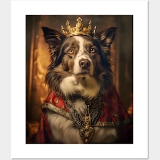 Border Collie The King Posters and Art